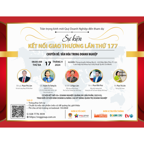 Thư mời sự kiện lần thứ 177